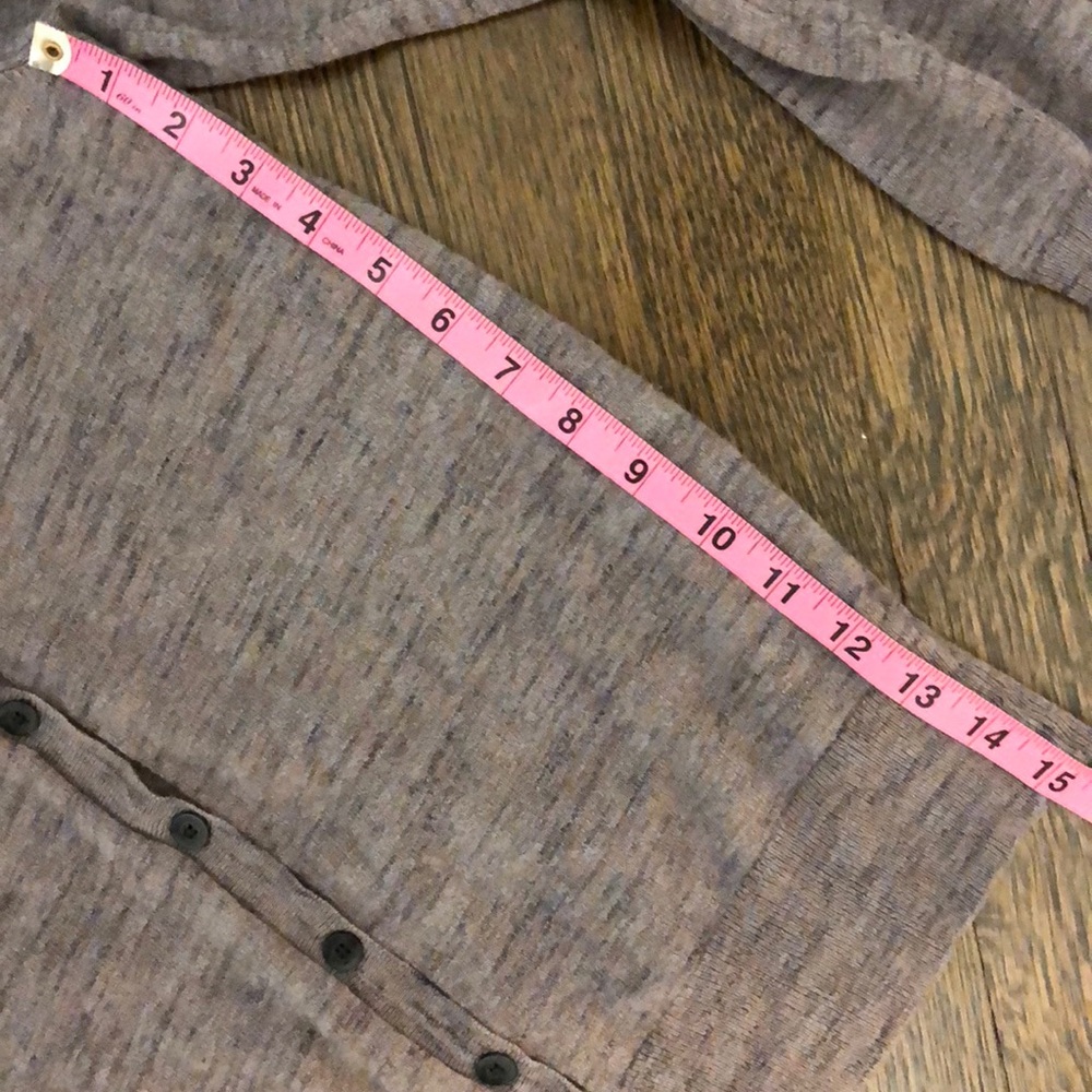 💋💋3 for $20Treasure & Bond Heather Gray Cardigan - Picture 5 of 7